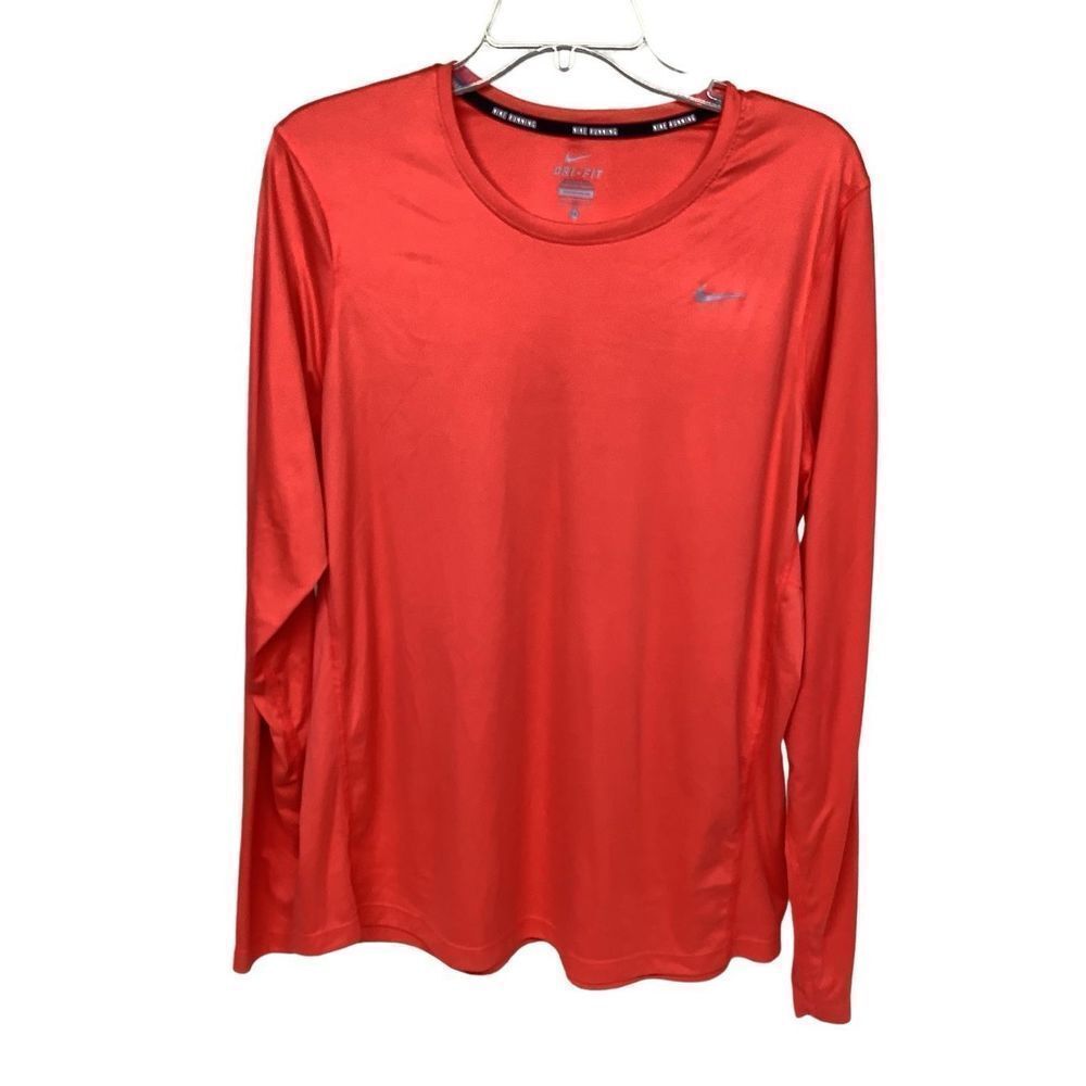 Nike Dri fit Long Sleeve Orange Top Size 1X